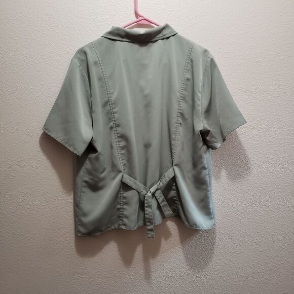 Kathy Lee button front top, 16 - Picture 2 of 3